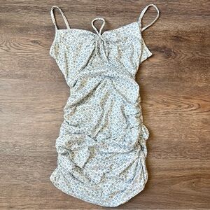 Windsor Floral Ruched Mini Dress